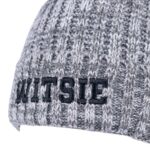 Witsie Ribbed Knit Beanie Grey - Image 3