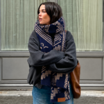 Wits Kudu Knit Wrap Scarf Navy - Image 2