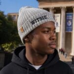 Witsie Ribbed Knit Beanie Grey - Image 2