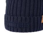 Witsie Ribbed Knit Beanie Navy - Image 4
