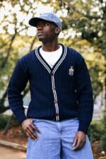Wits College Cardigan Navy - Image 10