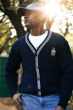 Wits College Cardigan Navy - Image 9