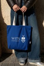 Wits Cobbler Cotton Tote Blue - Image 2