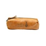 Wits Tan Leather Pencil Case