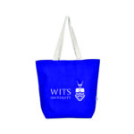Wits Cobbler Cotton Tote Blue