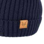 Witsie Ribbed Knit Beanie Navy - Image 5