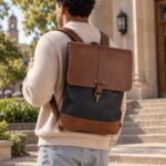 Wits Parker Backpack Black & Tobacco - Image 2